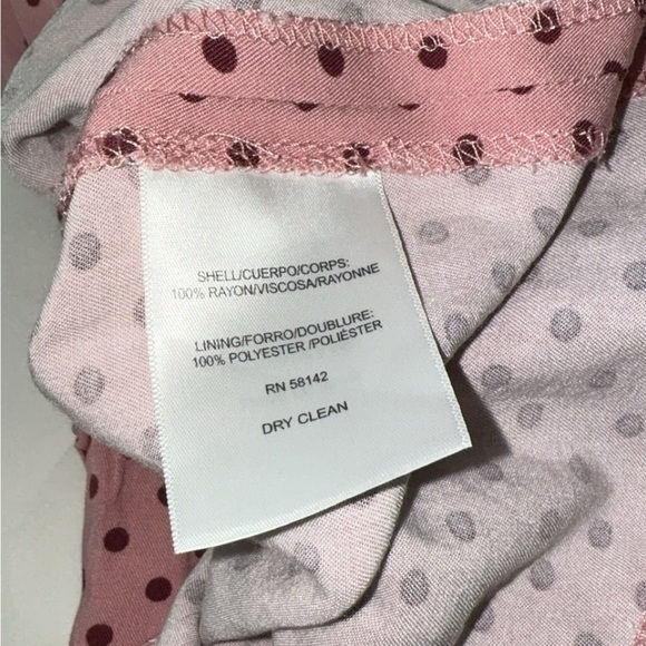 Gal Meets Glam‎ Corinne Pink Polka Dot Dress Size 4 Petite - Picture 13 of 13